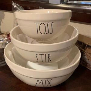TOSS STIR MIX, mixing bowls
